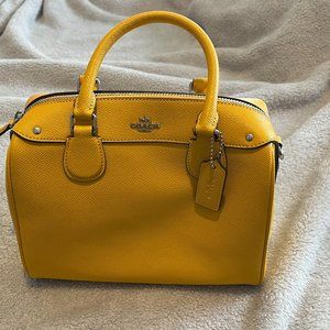 Coach Yellow Rowan Purse